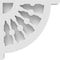 Ekena Millwork Classic Wagon Wheel Architectural Grade PVC Corbel, 1 7/8"W X 10"D X 10"H CORP01X10X10CW - alternate 2